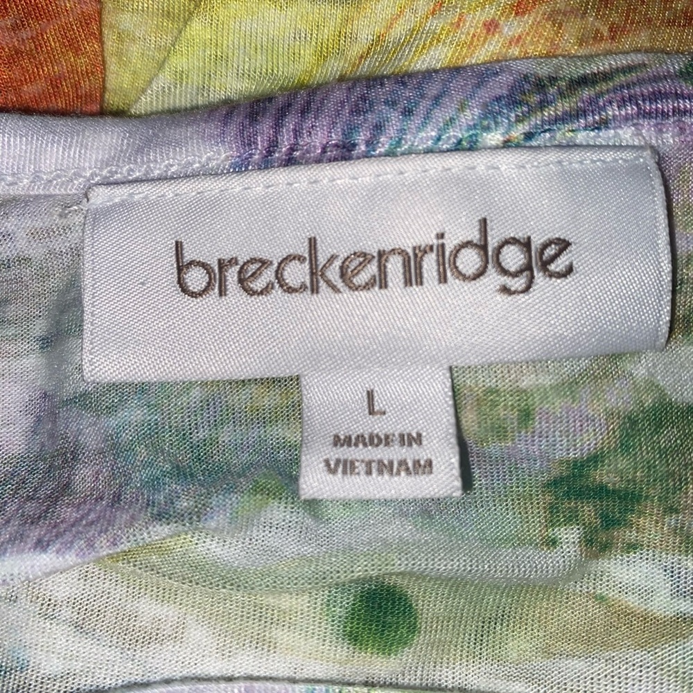 Breckenridge Size Large Multiple Color Floral Sho… - image 2